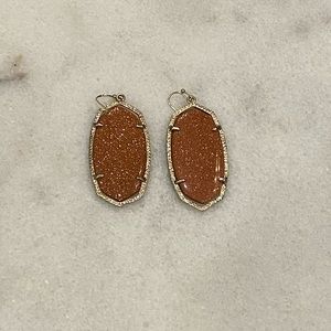 Kendra Scott Danielle Burnt orange sparkle